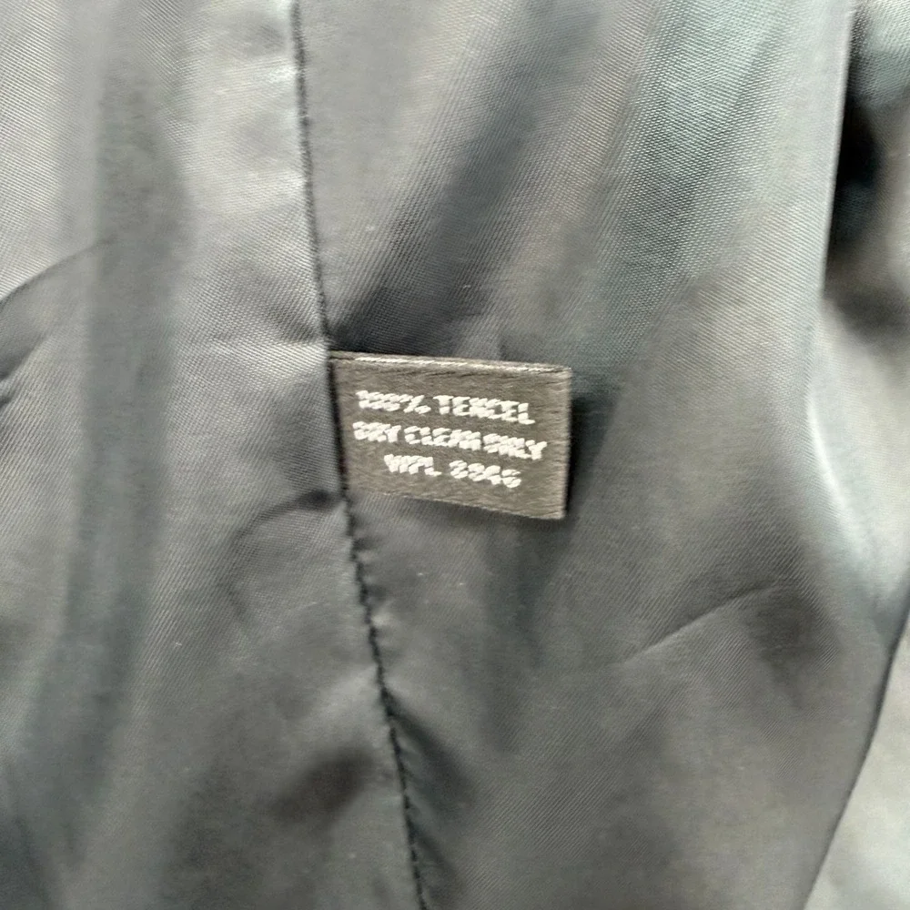 Alfani Blazer‎ Jacket Mens 44 Gray Lined Single Breasted Faux Suede Formal Coat